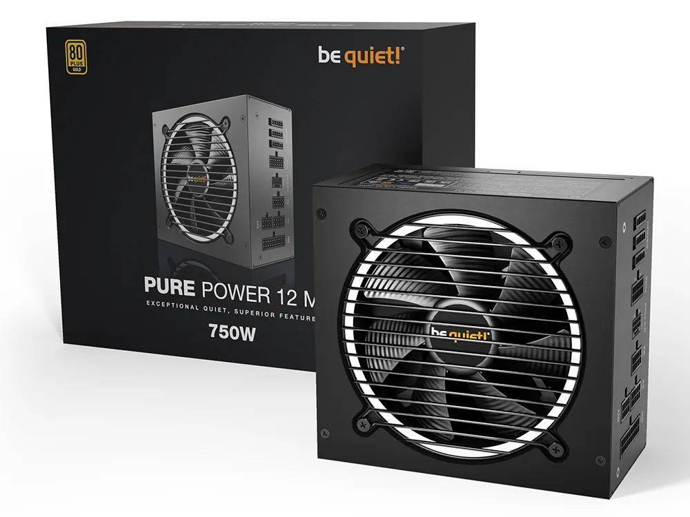 Sursă Alimentare PC be quiet! PURE POWER 12 M, 750W, ATX, Complet modular