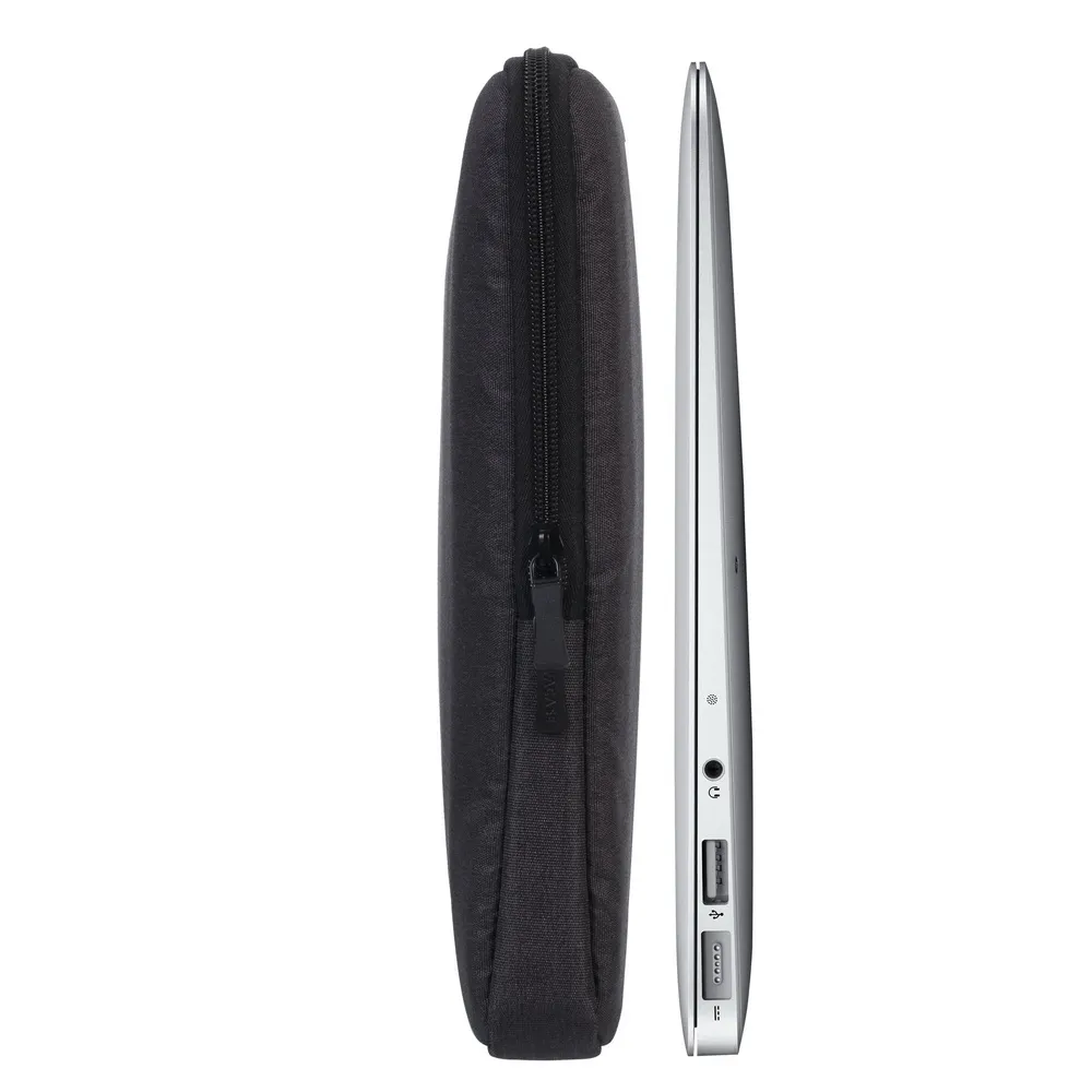 Geantă pentru Laptop RivaCase Suzuka, 15.6", Poliester, Negru