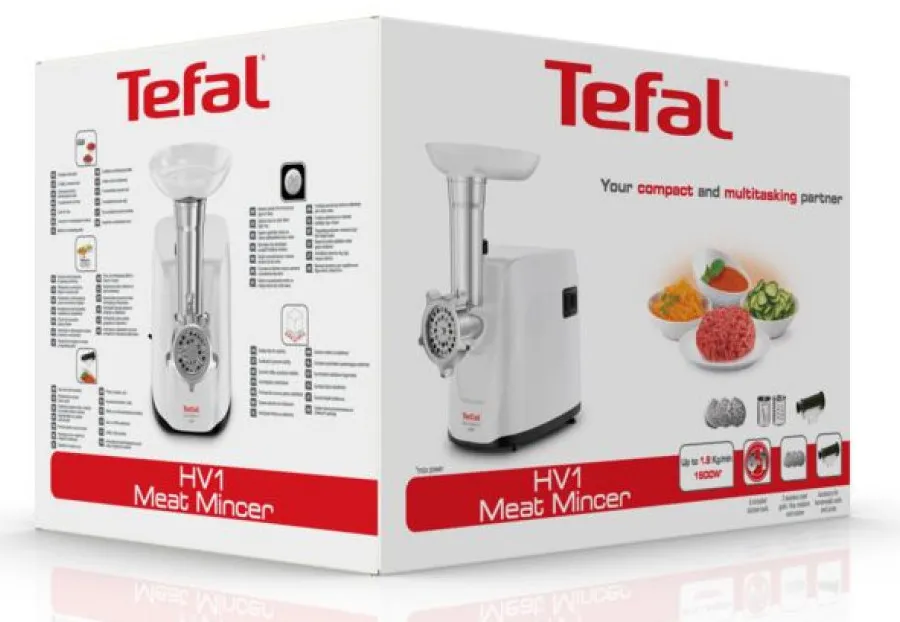 Mașină de tocat carne Tefal NE113135, Alb