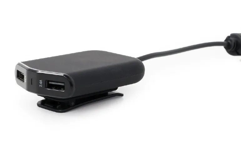 Incărcător de mașină Energenie EG-4U-CAR-01, Negru