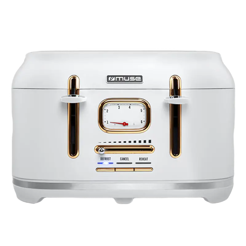Toaster MUSE MS-131 W, Alb | Auriu