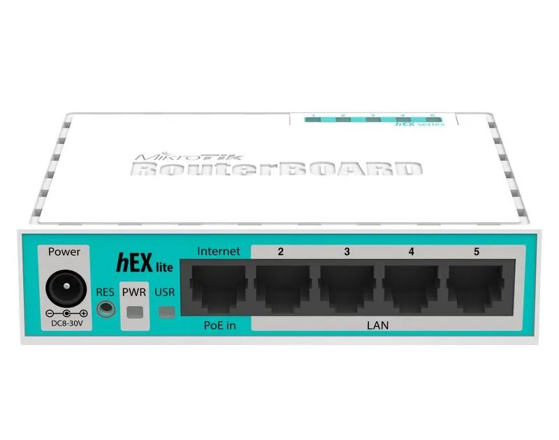 Router MikroTik hEX lite, Alb