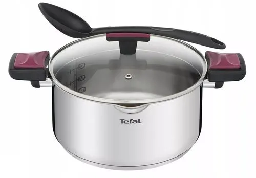 Set de vase Tefal G723SA74, 6,1L, Argintiu
