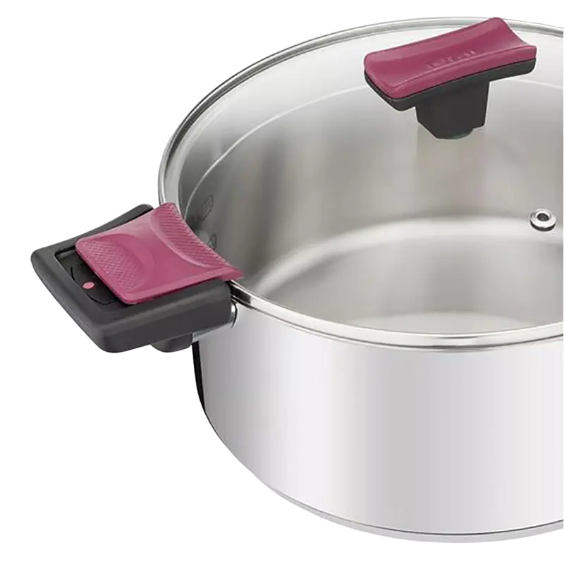Set de vase Tefal G723SA74, 6,1L, Argintiu