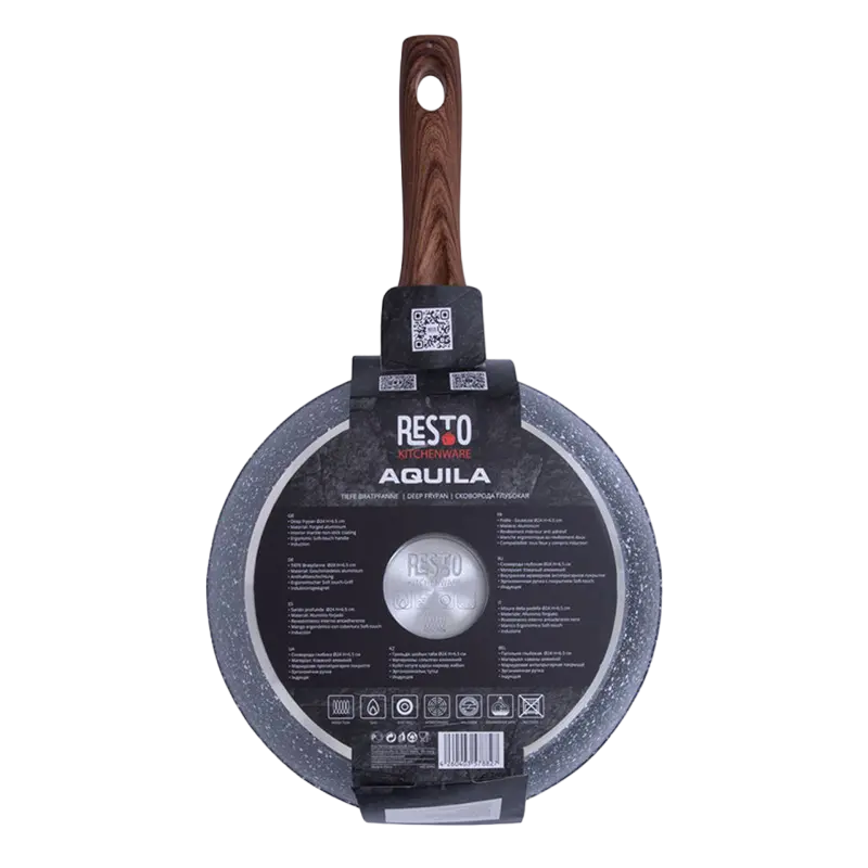 Tigaie adâncă RESTO 93052, 24cm, Gri