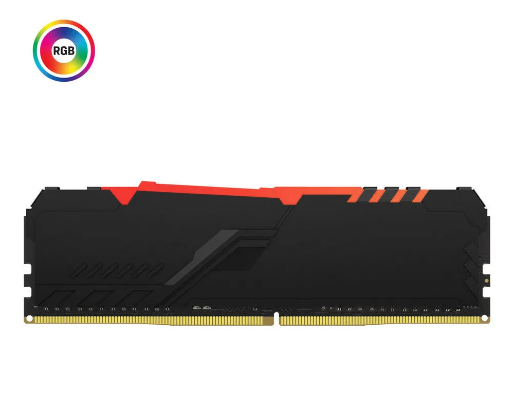 Memorie RAM Kingston FURY Beast RGB, DDR4 SDRAM, 3000 MHz, 16GB, KF430C15BBAK2/16