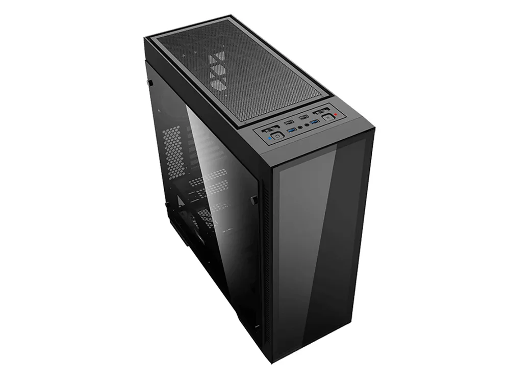 Carcasă PC Gamemax Abyss TR, Midi-Tower, ATX, Negru