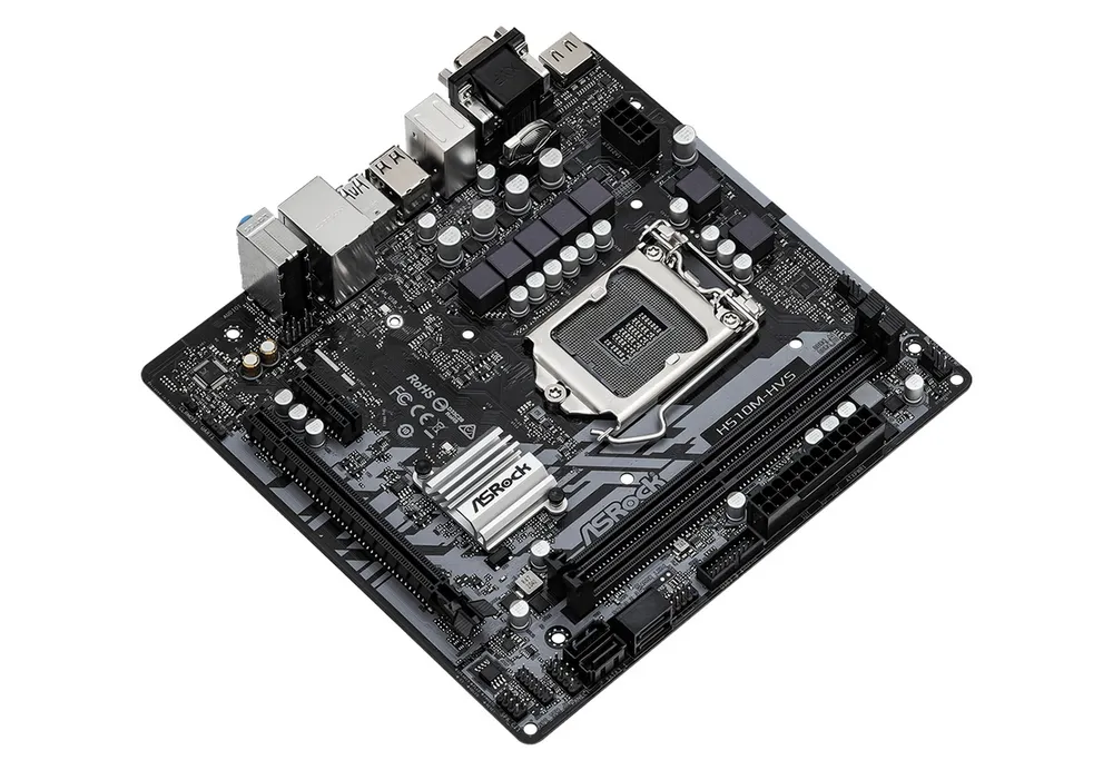 Placă de bază ASRock H510M-HVS  R1/R2.0, LGA1200, Intel H510, Micro-ATX