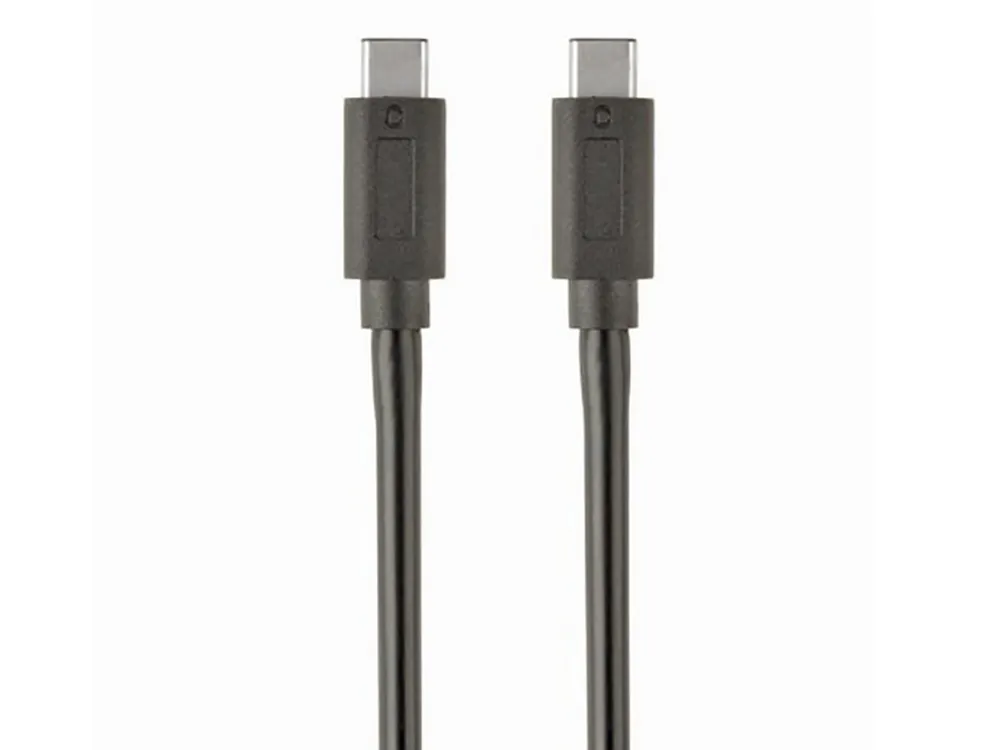 Cablu încărcare și sincronizare Cablexpert CCP-USB3.1-CMCM-1M, USB Type-C/USB Type-C, 1m, Negru