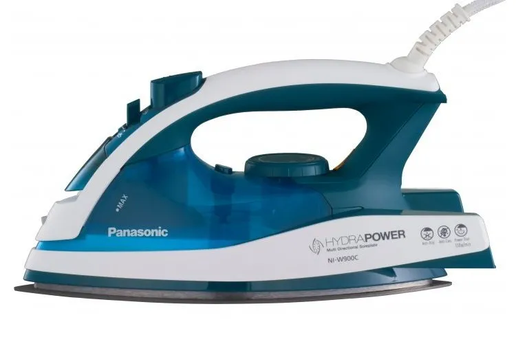 Fier de călcat Panasonic NI-W900CMTW, 2400W, Alb Albastru