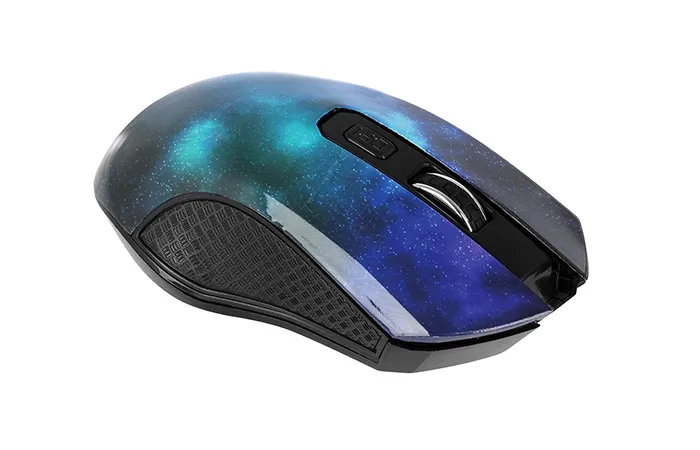 Mouse Wireless QUMO Universe, Multicolor
