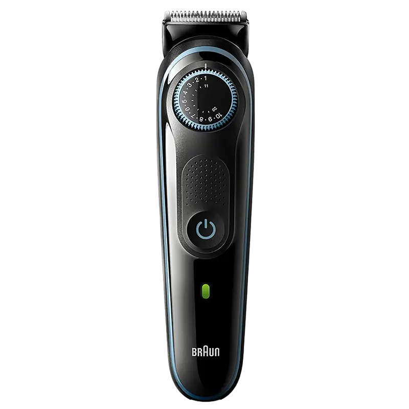 Trimmer pentru bărbați Braun BT3340, Negru | Albastru