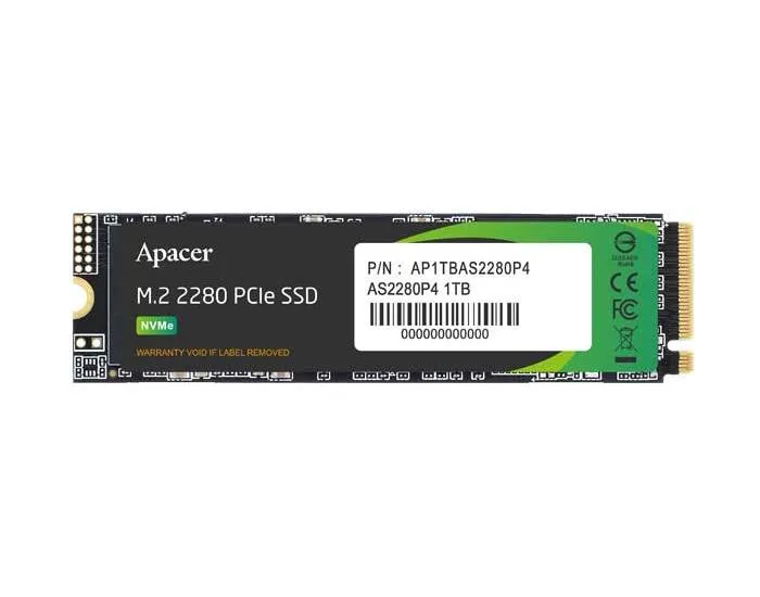 Unitate SSD Apacer AS2280P4U, 1024GB, AP1TBAS2280P4U-1