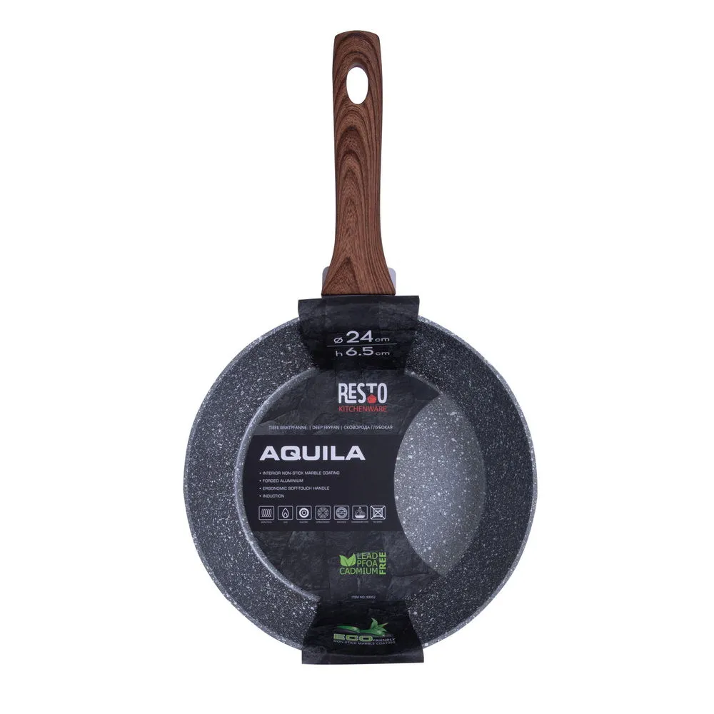 Tigaie adâncă RESTO 93052, 24cm, Gri