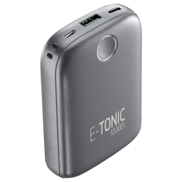 Acumulator extern Cellularline E-TONIC 10000, 10mAh, Negru