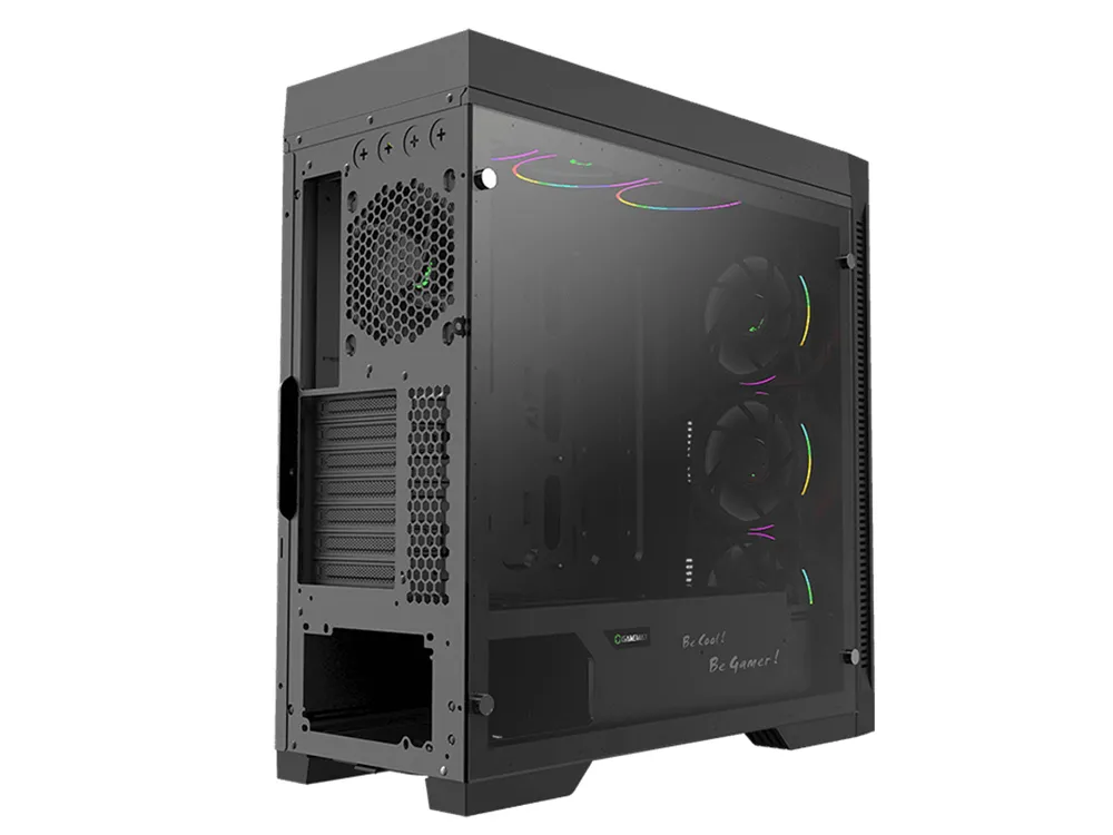 Carcasă PC Gamemax Abyss TR, Midi-Tower, ATX, Negru