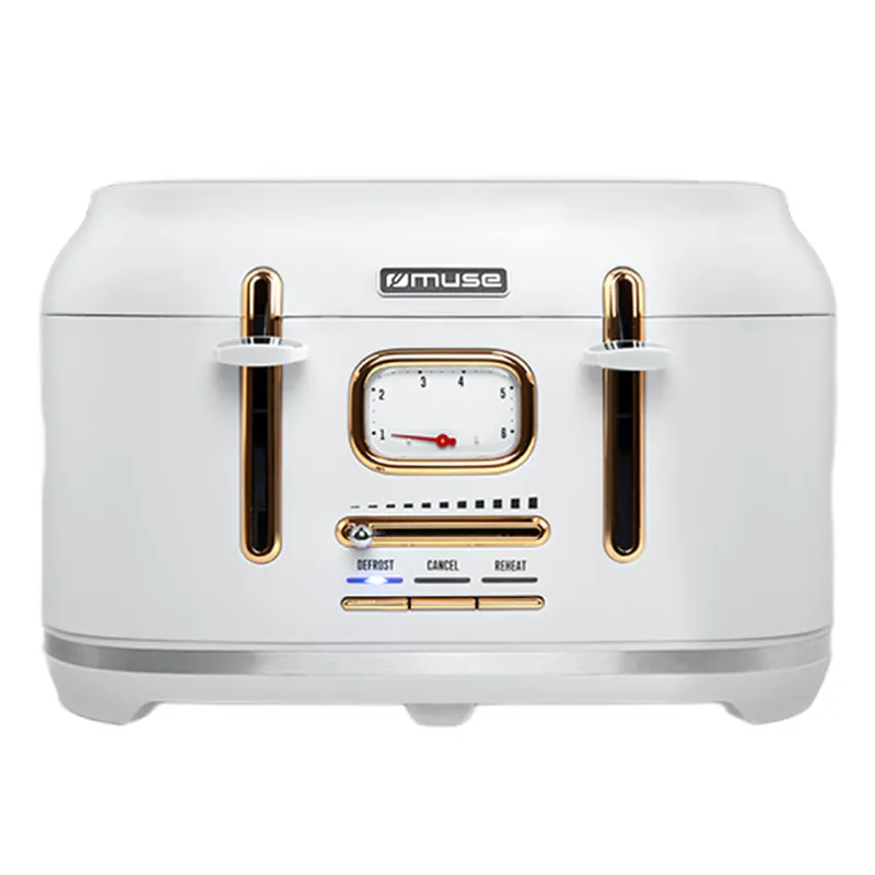 Toaster MUSE MS-131 W, Alb | Auriu