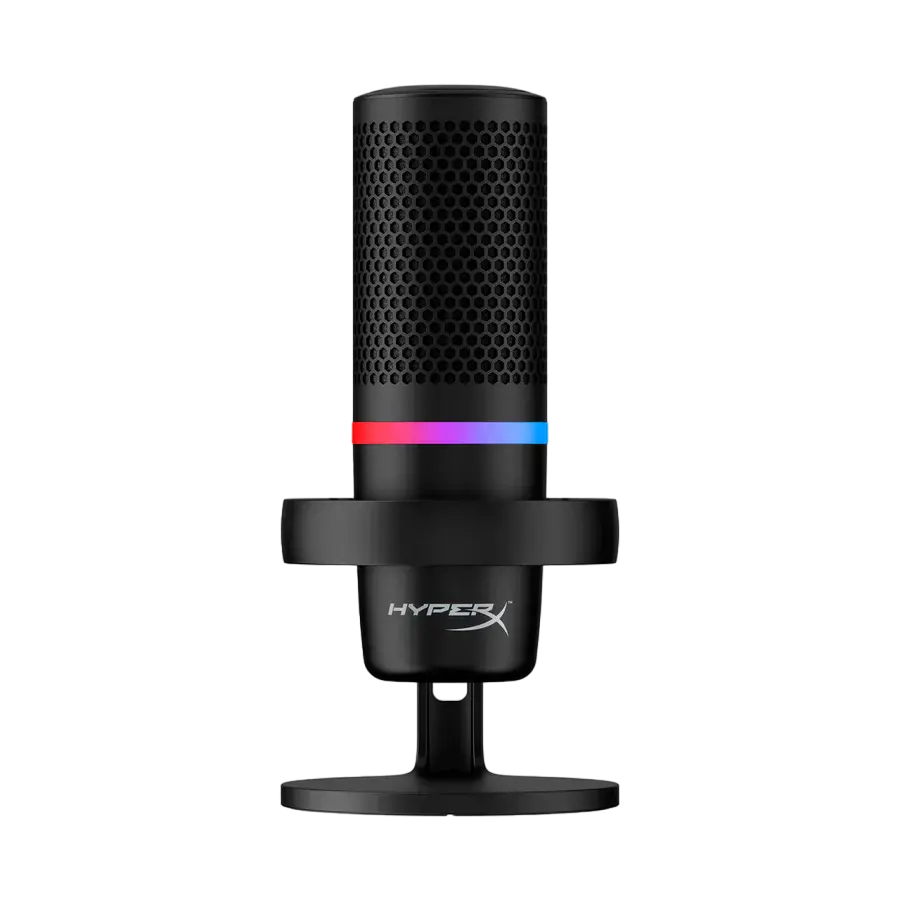 Microfon Gaming HyperX DuoCast, Cu fir, Negru