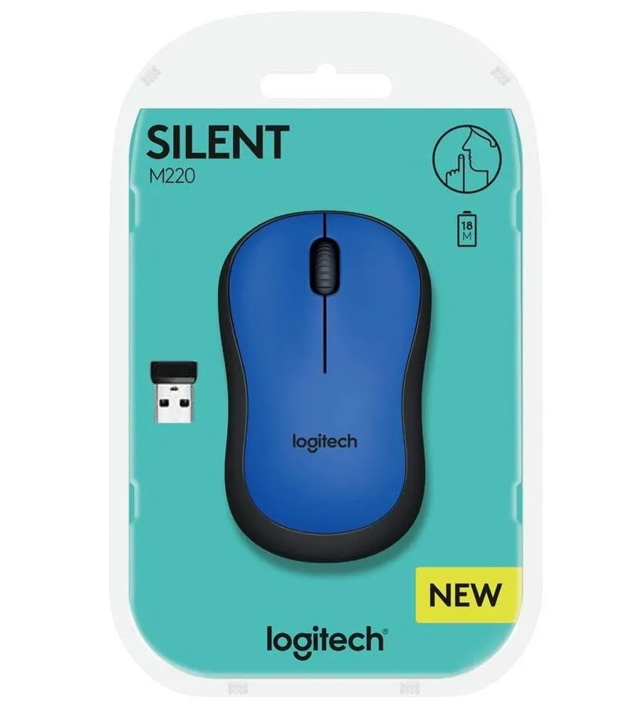 Mouse Wireless Logitech M220, Albastru