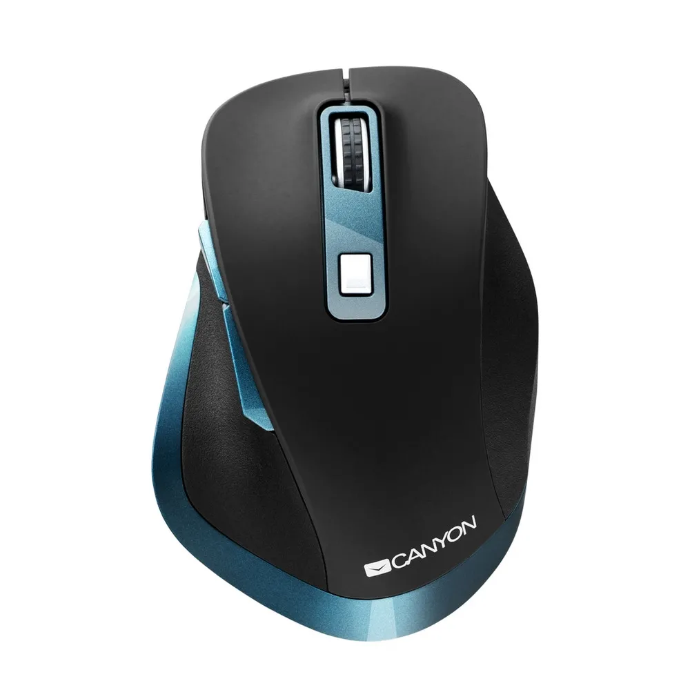 Mouse Wireless Canyon MW-14, Negru/Albastru