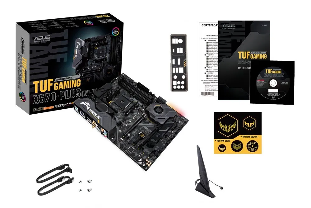 Placă de bază ASUS TUF GAMING X570-PLUS (WI-FI), AM4, AMD X570, ATX