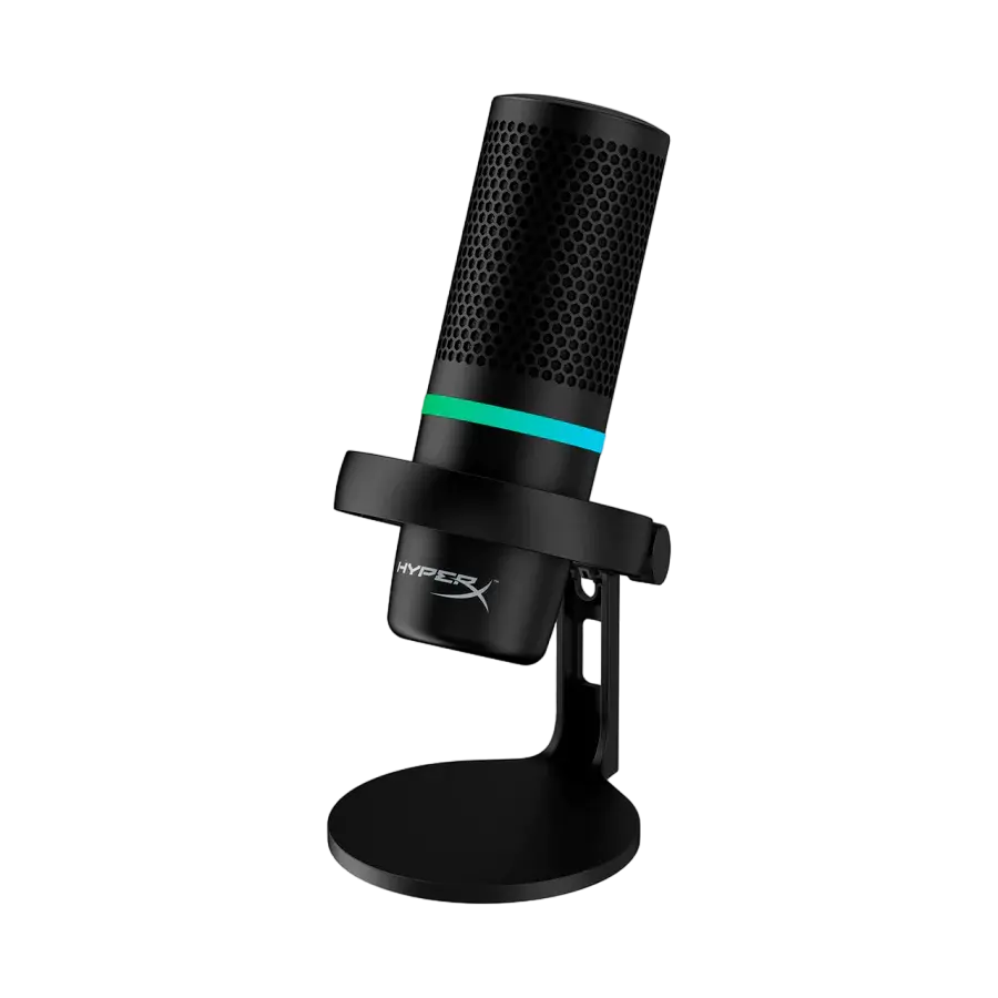 Microfon Gaming HyperX DuoCast, Cu fir, Negru