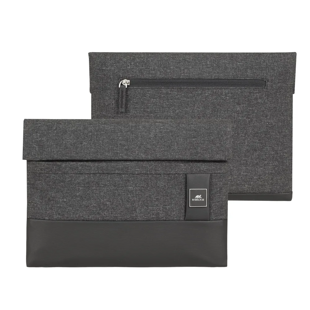 Husă universală pentru Laptop RivaCase Lantau, 13", Poliester, Negru