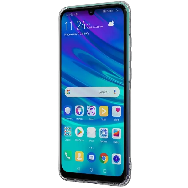 Husă tip carte Nillkin Huawei P Smart (2019)  - Ultra thin TPU - Nature, Transparent