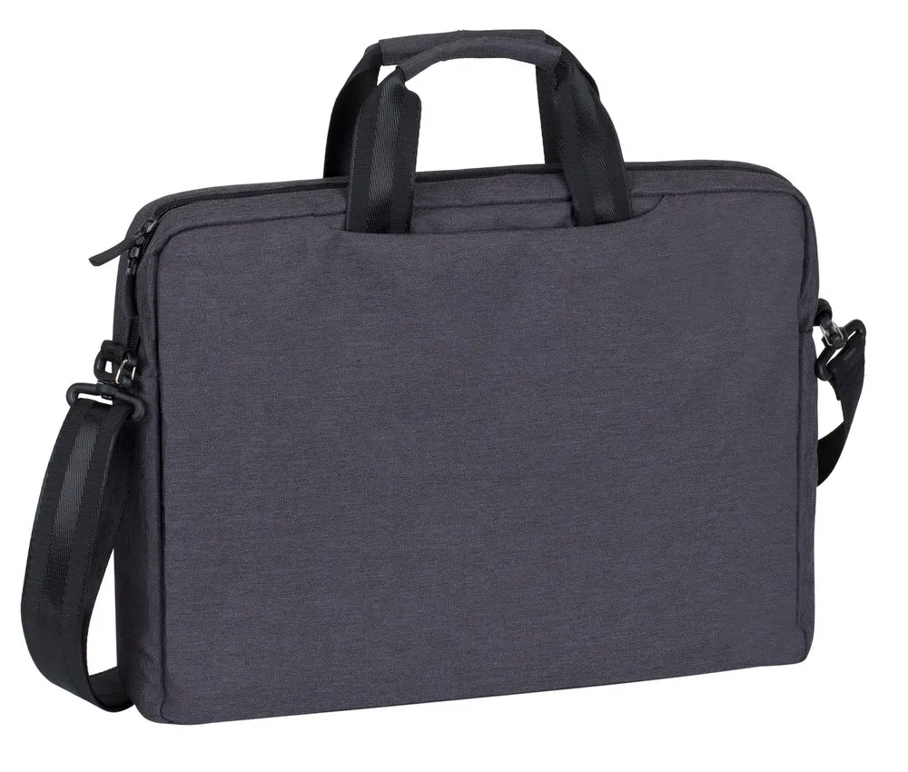 Geantă pentru Laptop RivaCase Suzuka, 15.6", Poliester, Negru