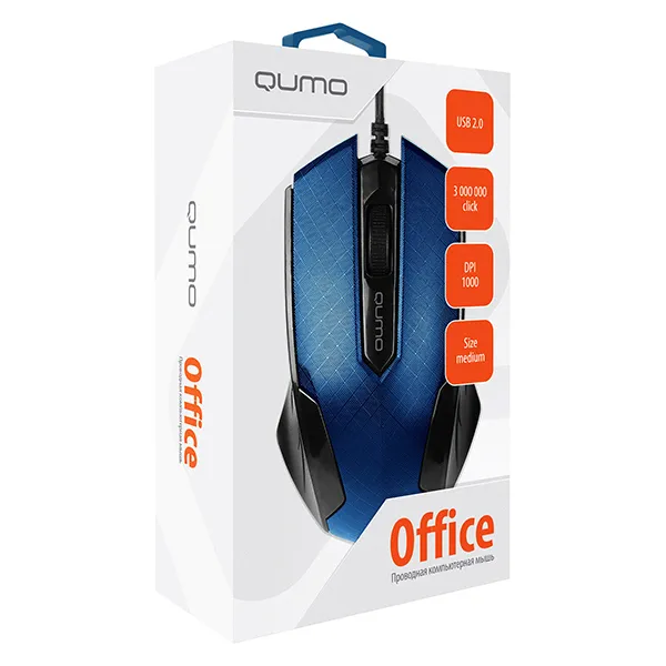 Mouse QUMO Office, Albastru