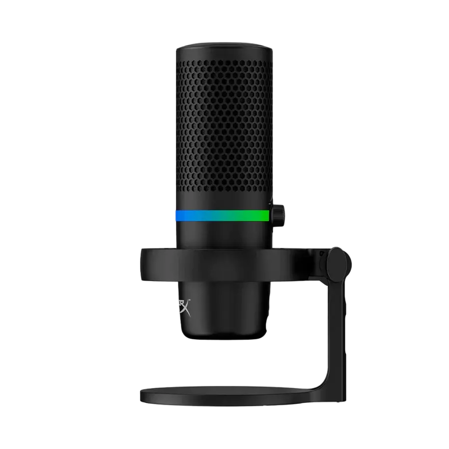 Microfon Gaming HyperX DuoCast, Cu fir, Negru