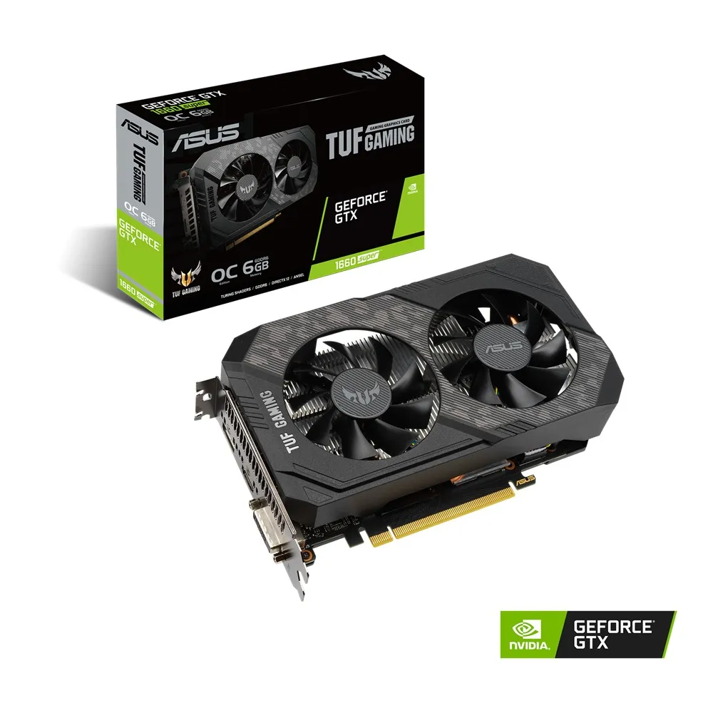 Placă Video ASUS TUF-GTX1660S-O6G-GAMING,  6GB GDDR6 192bit