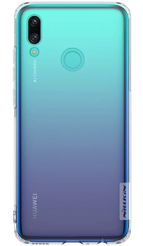 Husă tip carte Nillkin Huawei P Smart (2019)  - Ultra thin TPU - Nature, Transparent
