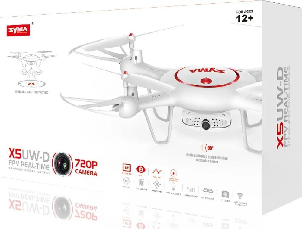 Dronă Syma X5UW-D, Alb