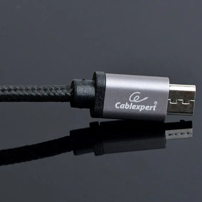 Cablu încărcare și sincronizare Cablexpert CCB-mUSB2B-AMCM-6, USB Type-A/USB Type-C, 1,8m, Negru