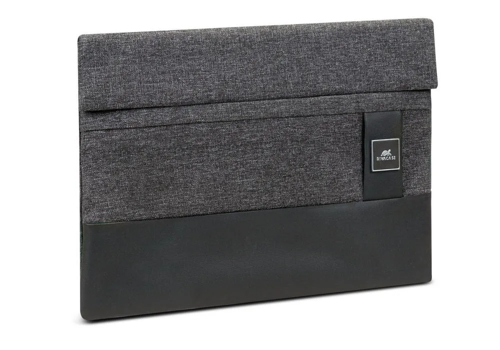 Husă universală pentru Laptop RivaCase Lantau, 13", Poliester, Negru