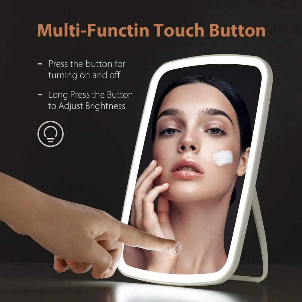 Oglindă cosmetică Xiaomi Jordan&Judy, Alb