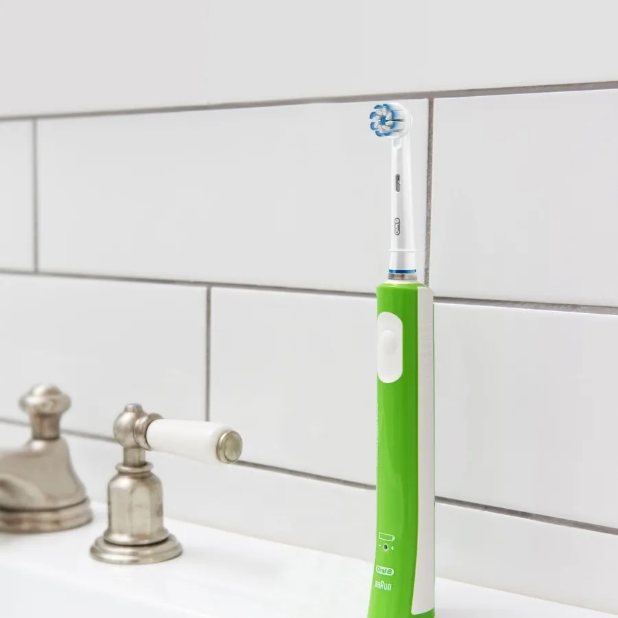 Periuța de dinți electrică sonică BRAUN D16 Junior pro Sensitive UT, Alb / Verde