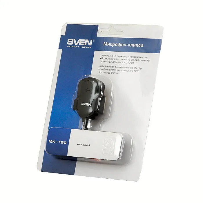 Microfon pentru calculator SVEN MK-150, Cu fir, Negru