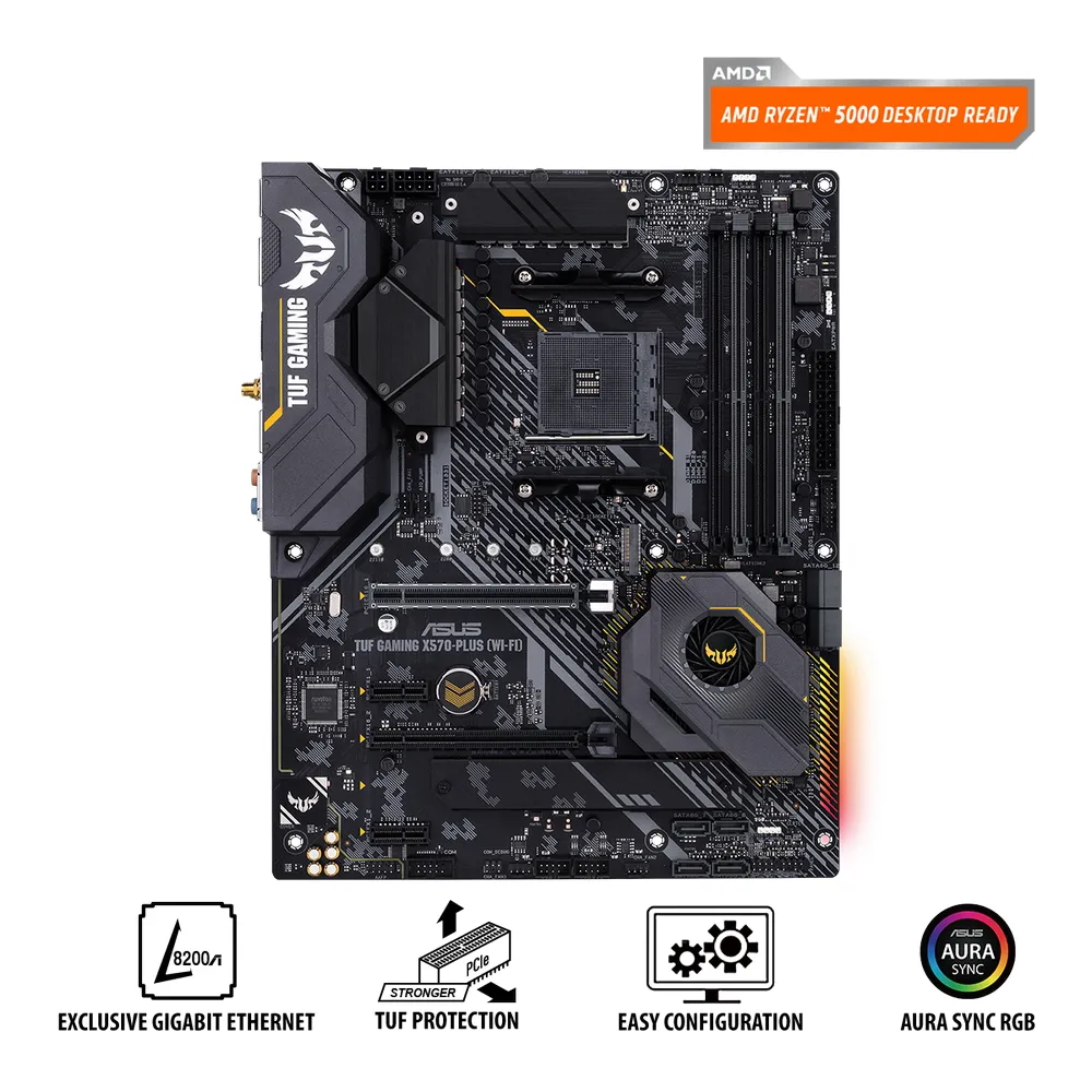 Placă de bază ASUS TUF GAMING X570-PLUS (WI-FI), AM4, AMD X570, ATX