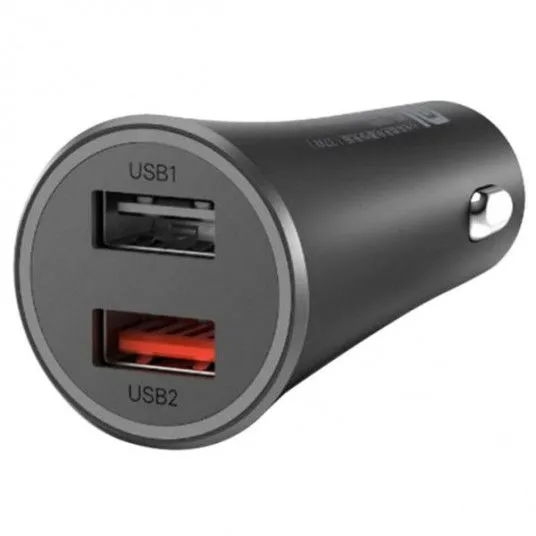 Incărcător auto Xiaomi Mi 37W Dual-Port Car Charger, 37W, Negru
