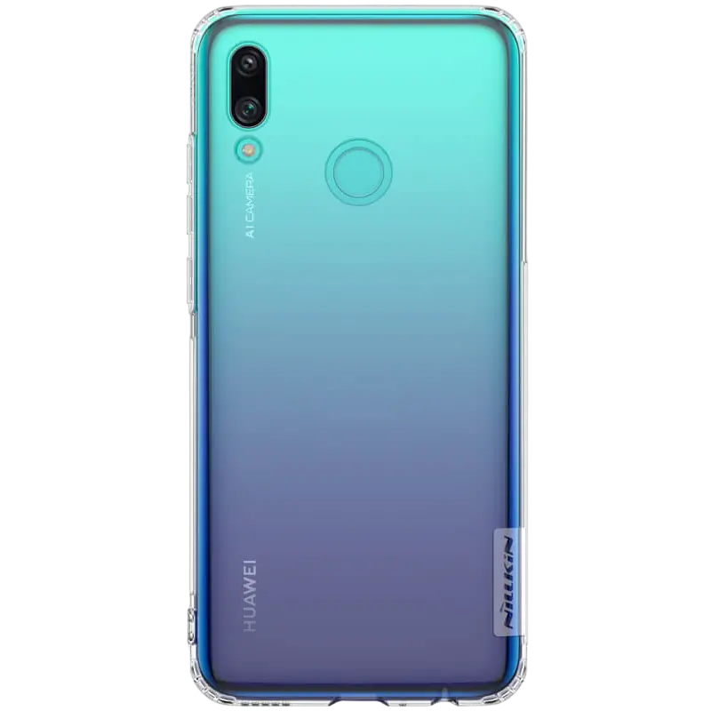 Husă tip carte Nillkin Huawei P Smart (2019)  - Ultra thin TPU - Nature, Transparent