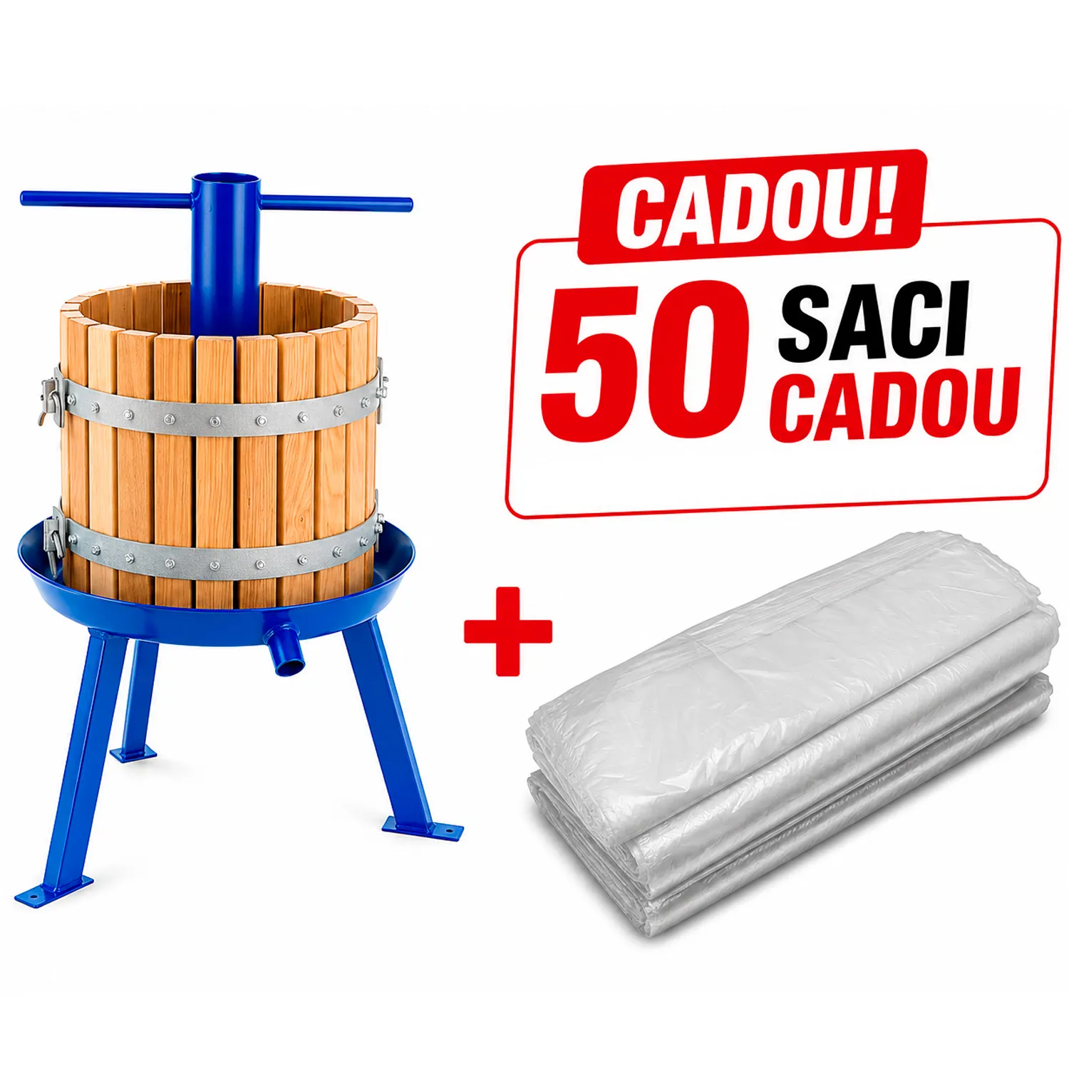 Teasc pentru struguri 18L TechnoWorker (Mecanic) + 50 saci cadou