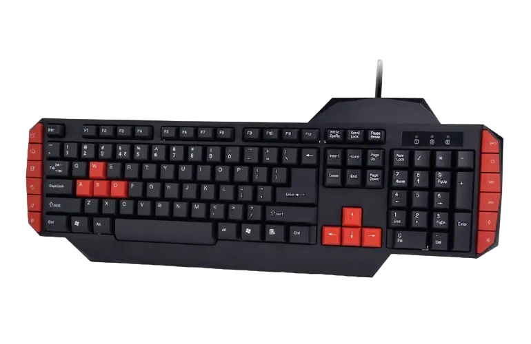 Set Tastatură + Mouse + Mouse Pad + Căști Gembird GGS-UMG4-02, Cu fir, Negru/Rosu