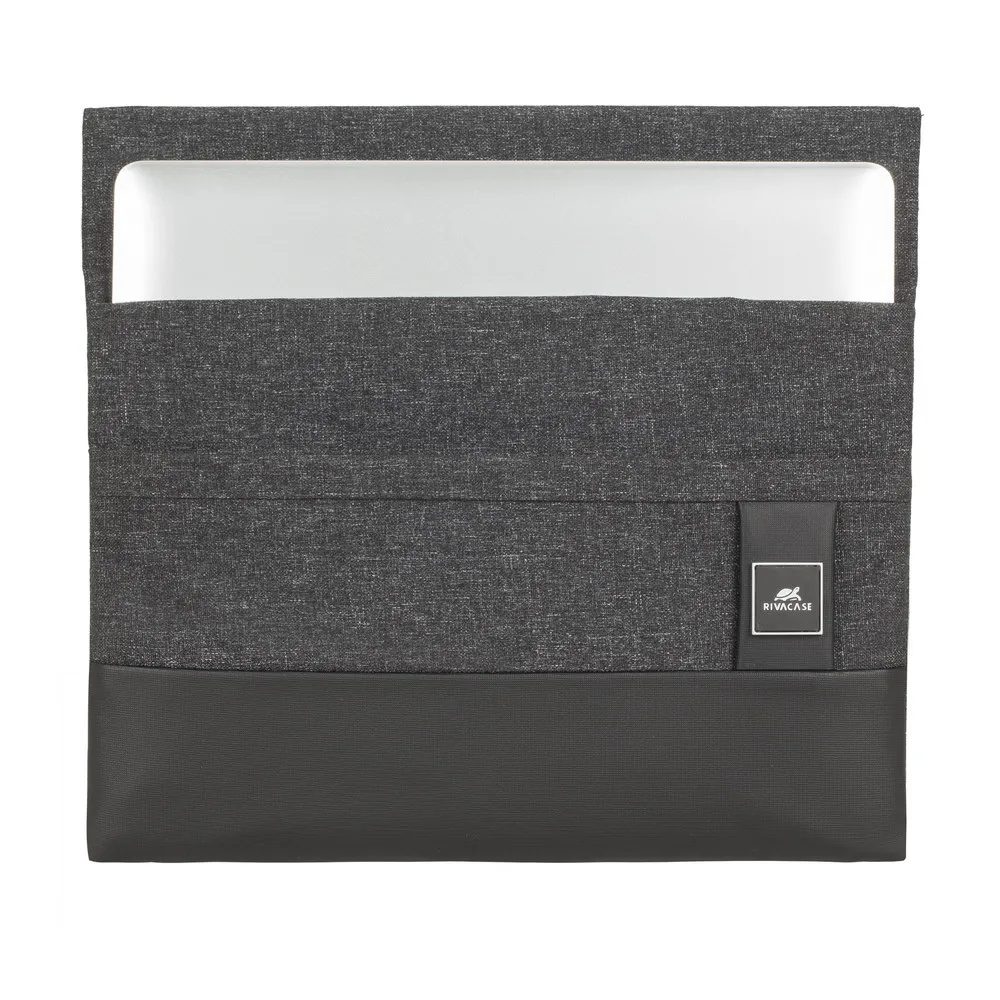 Husă universală pentru Laptop RivaCase Lantau, 13", Poliester, Negru