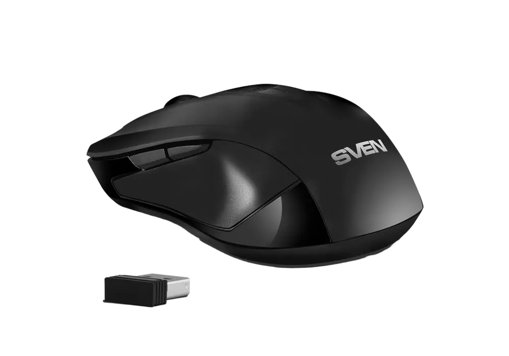 Set Tastatură + Mouse SVEN KB-C3400W, Fără fir, Negru