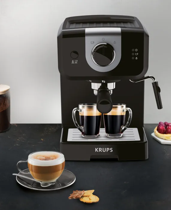 Espressor manual KRUPS XP320830, 1045W, Negru