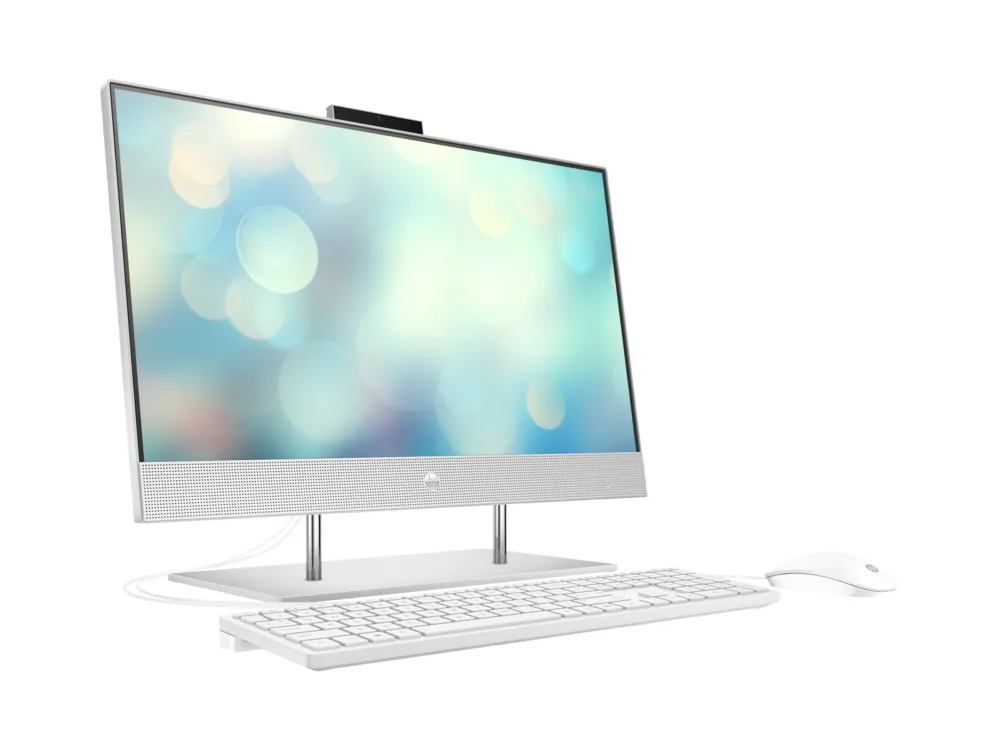 Computer All-in-One HP 24-dp1015ur, 23,8", Intel Core i7-1165G7, 16GB/512GB, FreeDOS, Argintiu