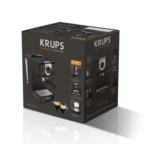 Espressor manual KRUPS XP320830, 1045W, Negru