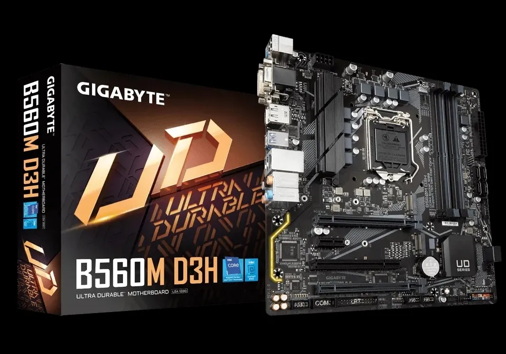 Placă de bază Gigabyte B560M D3H, LGA1200, Intel B560, Micro-ATX